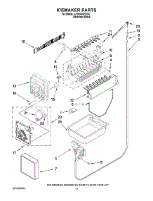 07 - Icemaker Parts parts for Maytag Refrigerator AFD2535FES3 from AppliancePartsPros.com