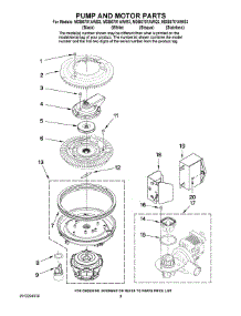 08 - Pump And Motor Parts parts for Maytag Dishwasher MDB6701AWQ3 from AppliancePartsPros.com