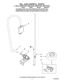 06 - Fill And Overfill Parts parts for Maytag Dishwasher MDB6759AWS3 from AppliancePartsPros.com