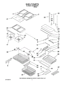 06 - Shelf Parts parts for Maytag Refrigerator G32026PEKW4 from AppliancePartsPros.com