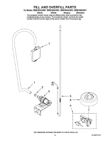 06 - Fill And Overfill Parts parts for Maytag Dishwasher MDBH945AWW1 from AppliancePartsPros.com