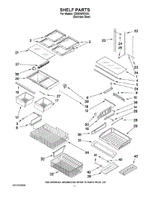 06 - Shelf Parts parts for Maytag Refrigerator G32526PEKS4 from AppliancePartsPros.com