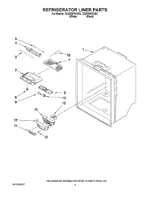 03 - Refrigerator Liner Parts parts for Maytag Refrigerator G32526PEKB3 from AppliancePartsPros.com