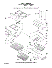 06 - Shelf Parts parts for Maytag Refrigerator G32526PEKB3 from AppliancePartsPros.com