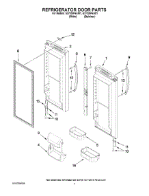 04 - Refrigerator Door Parts parts for Maytag Refrigerator G37025PEAW1 from AppliancePartsPros.com