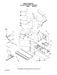 05 - Unit Parts parts for Maytag Refrigerator G37025PEAW1 from AppliancePartsPros.com