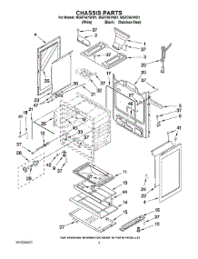 04 - Chassis Parts parts for Maytag Range MGR7661WB1 from AppliancePartsPros.com