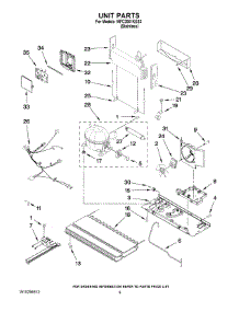 05 - Unit Parts parts for Maytag Refrigerator MFC2061KES3 from AppliancePartsPros.com