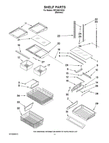 06 - Shelf Parts parts for Maytag Refrigerator MFC2061KES3 from AppliancePartsPros.com