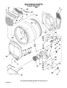 03 - Bulkhead Parts parts for Maytag Dryer MGDE300VF2 from AppliancePartsPros.com