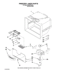 03 - Freezer Liner Parts parts for Maytag Refrigerator AB2225PEKS5 from AppliancePartsPros.com