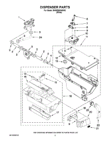 04 - Dispenser Parts parts for Maytag Washer MHWE950WW00 from AppliancePartsPros.com