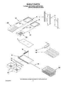 06 - Shelf Parts parts for Maytag Refrigerator ABL192ZFES4 from AppliancePartsPros.com