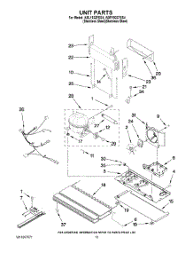 07 - Unit Parts parts for Maytag Refrigerator ABL192ZFES4 from AppliancePartsPros.com