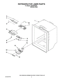 03 - Refrigerator Liner Parts parts for Maytag Refrigerator G32026PEKS5 from AppliancePartsPros.com