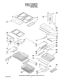 06 - Shelf Parts parts for Maytag Refrigerator G32026PEKS5 from AppliancePartsPros.com