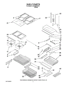 06 - Shelf Parts parts for Maytag Refrigerator G32026PEKW3 from AppliancePartsPros.com