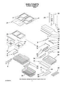 06 - Shelf Parts parts for Maytag Refrigerator G32026PELB3 from AppliancePartsPros.com