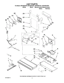 05 - Unit Parts parts for Maytag Refrigerator MFD2562VEW1 from AppliancePartsPros.com