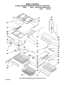 06 - Shelf Parts parts for Maytag Refrigerator MFD2562VEB1 from AppliancePartsPros.com