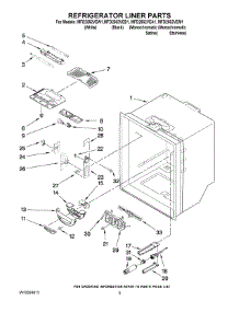 03 - Refrigerator Liner Parts parts for Maytag Refrigerator MFD2562VEA1 from AppliancePartsPros.com