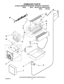 07 - Icemaker Parts parts for Maytag Refrigerator MFD2562VEA1 from AppliancePartsPros.com