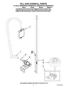 06 - Fill And Overfill Parts parts for Maytag Dishwasher MDBH945AWW3 from AppliancePartsPros.com