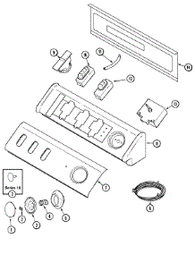 04 - Control Panel parts for Maytag Washer MAV5960AWW from AppliancePartsPros.com