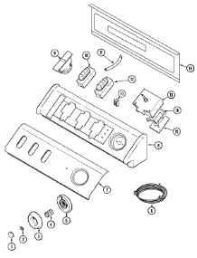 03 - Control Panel parts for Maytag Washer MAV6000AWQ from AppliancePartsPros.com