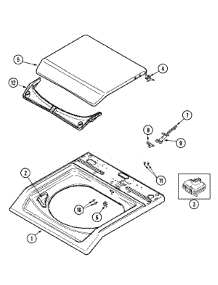 05 - Top parts for Maytag Washer MAV6357AWW from AppliancePartsPros.com