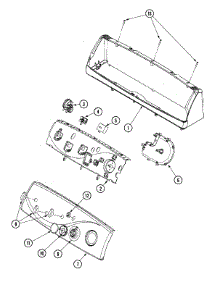 03 - Control Panel parts for Maytag Washer MAV6458AWW from AppliancePartsPros.com