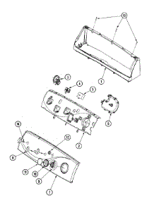 03 - Control Panel parts for Maytag Washer MAV6601AWQ from AppliancePartsPros.com