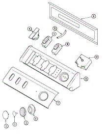 03 - Control Panel parts for Maytag Washer MAV6650AWW from AppliancePartsPros.com