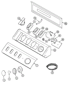 03 - Control Panel parts for Maytag Washer MAV7257AWQ from AppliancePartsPros.com