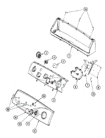 03 - Control Panel parts for Maytag Washer MAV7557EWQ from AppliancePartsPros.com