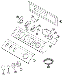 03 - Control Panel parts for Maytag Washer MAV7580EWW from AppliancePartsPros.com