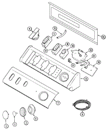 04 - Control Panel parts for Maytag Washer MAV7700AWQ from AppliancePartsPros.com