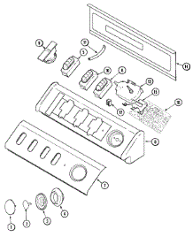 03 - Control Panel parts for Maytag Washer MAV7757AWQ from AppliancePartsPros.com