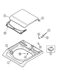 05 - Top parts for Maytag Washer MAV7757AWQ from AppliancePartsPros.com