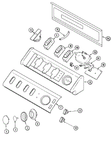 03 - Control Panel parts for Maytag Washer MAV8757AWW from AppliancePartsPros.com