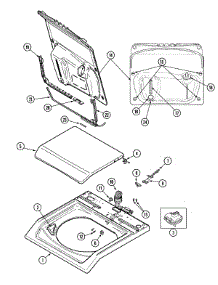 04 - Top parts for Maytag Washer MAV9600EWQ from AppliancePartsPros.com