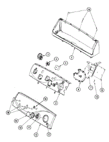03 - Control Panel parts for Maytag Washer MAVT734EWW from AppliancePartsPros.com