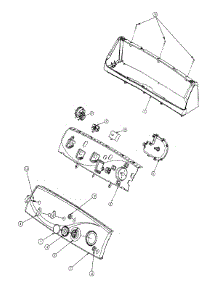03 - Control Panel parts for Maytag Washer MAVT834AWQ from AppliancePartsPros.com