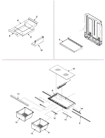 09 - Refrigerator Shelving parts for Maytag Refrigerator MBB1952GRQ / PMBB1952GC0 from AppliancePartsPros.com