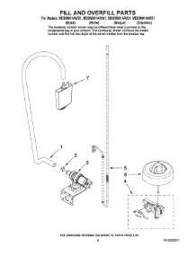 06 - Fill And Overfill Parts parts for Maytag Dishwasher MDBM601AWB1 from AppliancePartsPros.com