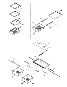 09 - Refrigerator Shelving parts for Maytag Refrigerator MBB2256GEQ / PMBB2256GC0 from AppliancePartsPros.com