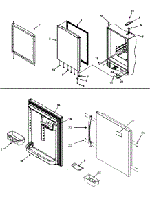 09 - Refrigerator Door parts for Maytag Refrigerator MBF2256HEQ from AppliancePartsPros.com