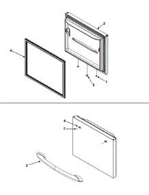 06 - Freezer Door parts for Maytag Refrigerator MBF2556HEB from AppliancePartsPros.com