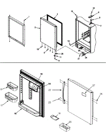 09 - Refrigerator Door parts for Maytag Refrigerator MBF2556HES from AppliancePartsPros.com