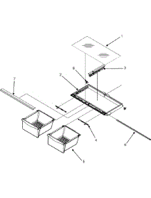 04 - Crisper Assembly parts for Maytag Refrigerator MBF2556KEW from AppliancePartsPros.com
